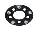 4pcs 1" Thick 5x100 to 5x114.3 Wheel Adapters 12x1.5 5x4.5 Black Spacers 15429016