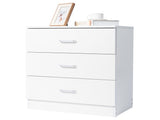 Modern Simple 3-Drawer Dresser Chest of Drawers for Family Room Bedroom Living Room Universal 91161483