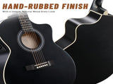 KMA102 41In Basswood Panel Matte Edging Folk Guitar with 15W Amplifier Bag Tuner and other 31095151