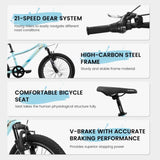 A20261 20 inch Children's Bicycle, Shock Absorbing Front Fork, 21 - Speed, V - brakes, Mountain W2563P295767