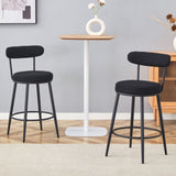 Fashionable and Comfortable - Two Sets of Ergonomic High Legged Bar Chairs, With Black Breathable W1151P279689