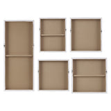 Hand Embellished Abstract 5-piece Gallery Canvas Wall Art Set B03598860