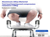 360 Degree Shower Chair Swivel,Portable Seat with Armrests and Back, Adjustable Height Seat for 35455994