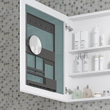 48'' W x 30'' H Surface Frameless Mirror Medicine, Beveled Mirror Edges Bathroom Medicine W2287P249193