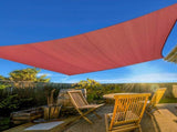 12'X16' Rust Red HDPE sunshade sail 74045119