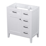 ZNTS 30" Bathroom Vanity without Sink, Cabinet Base Only, Bathroom Cabinet with Drawers, Solid Frame and WF321000AAK