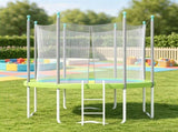 14FT Green Trampoline Spring Pad No Pole Holes, Reinforced Waterproof Tear Resistant Edges, All 97733723