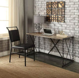 Jodie Rustic Oak & Antique Black Finish Console Table B2726P272319