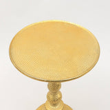 Decorative Aluminium Accent Side Table-16X16X24" B346P325447