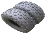 Pair of ATV Go Kart Tires 145/70-6 Rated Black rubber Depth 5 mm 61419693