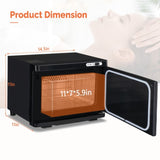 Hot Towel Warmer for Facials Massage, Esthetician Towel Heating Cabinet Black, Aluminum Chamber, 38901427
