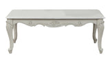 Tuscan Traditional Style Coffee Table made with wood in Silver B009138507