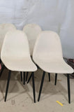Dining Chairs Set of 4, Modern Accent Chairs with velvet Fabric Upholstered Seat, Spoon Shape W2189P228670