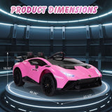 ZNTS Licensed Lamborghini 24V Kids Electric Car, Battery Powered Sports Car w/ 2.4G Remote Control, LED W2181P160384