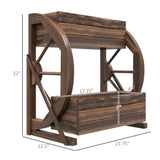 Wooden Planter Box, 2-Tier Raised Garden Bed, 22" x 13" x 22" 34659821