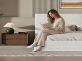 AirFrame Upholstered Bed Frame, a low-profile, cloud-style bed frame featuring an upholstered W1162P549498