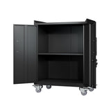2 Door Tool Cabinets for Garage, Lockable Garage Storage Cabinet, Locking Metal Storage Cabinet with 04530451