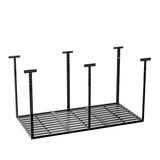 ZNTS 3x6 Overhead Garage Storage Rack, Heavy Duty Adjustable Ceiling Mounted Storage Racks, 750LBS Weight 93039307