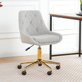 Modern teddy velvet fabric golden leg living room furniture dining, gold-plated five-claw W210P228615