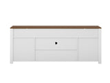 U_STYLE 59.3''Sideboard with Sliding Barn Door and Mesh Panels,Farmhouse Buffet with Open 88179464