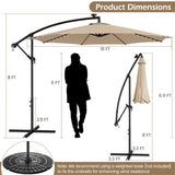 10 Feet Umbrella with LED Lights 52509134