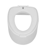 ZNTS Portable Toilet with Non-slip insert Grey 74252362