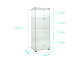 Tempered Glass Display Cabinet,Wine Cabinet,storage Cabinet,File Cabinet,with Battery-powered paipai W3155P268118
