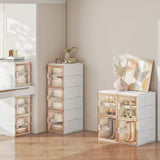two row of six-layer foldable and stackable multi-size shoe racks is easy to assemble, with high 51412349