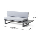 ZNTS MIRABELLE 2 SEATER SOFA - RIGHT, GREY 65544.00DDGRY