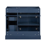 36'' Bathroom without Basin Sink, Solid Wood Frame Bathroom Storage Cabinet, Freestanding N710P184833C