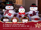 5 FT Christmas Inflatables Tree Outdoor Decorations Blow Up Tree Yard Decoration with Built-in 71694593