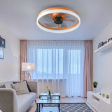 Ceiling Fans with Lights Dimmable LED Embedded installation of thin modern ceiling fans W1340120481