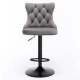 Furniture,Swivel Velvet Barstools Adjusatble Seat Height from 25-33 Inch,17.7 inch base, Modern 37443239