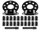 5X100 TO 5X114.3 Wheel Adapters 15MM For FR-S BRZ WRX 20 BLACK SPLINE LUG NUTS 47035008