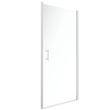 ZNTS Frameless Glass Shower Screen 35" Width x 72"Height with 1/4" Clear Tempered Glass, W1675P165013