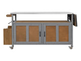 Foldable Outdoor Kitchen Island Patio Mobile Kitchen Cart Portable Outdoor Cooking Island with N719P380279Z
