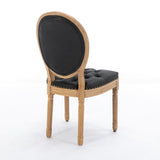 French Style Solid Wood Frame Antique Painting,Hand-pulled buckle decoration PU artificial leather W1143137916