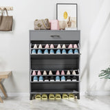 Shoe Storage Cabinet for Entryway, Free Standing Shoe Organizer with 2 Flip Drawers, Hidden Shoe W578124378