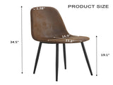 A set of 6 modern medieval style restaurant cushioned armchairs, equipped with soft suede cushions W1151P299750
