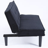 This 66-inch corduroy sofa bed flexibly adapt to the living room, apartment and bedroom, and it W3371P311444