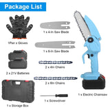 Mini 4In&6In Two Sizes Chainsaws Super Handheld Rechargeable Chain Saw With mini chain saw is an 09153631