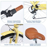 7 Speed, Steel Frame, Multiple Colors 24 Inch Ladies Bicycle W1019P165868