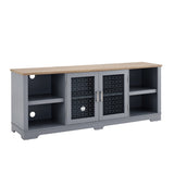 Modern Farmhouse TV Media Stand, Large Home Entertainment Console, for TV Up to 80'', with Open W1758P147679