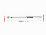 Digital Torque Wrench, 1/2" Drive Electronic Torque Wrench Kit, 25250 ft.lb / 34340 N.m, 2% 02499444