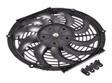 12" 12V Puller Black Single Fan Curved Blades 1226 cfm compatible with VA10-AP50/C-61A 30101522 98839997