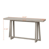 59.84'' Console Table, Stylish Rectangular Entryway Table, Out Console Table for Patio, Sturdy W757P246399