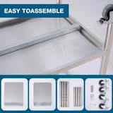 36''*24'' Commercial Work Table for Restaurant and Home Stainless Steel Kitchen Prep Table with W3167P303178