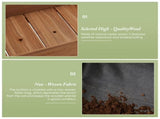 Bed - Cedar Planter with Non-Woven Liner, Bottom Drainage, 30-Inch Height, 34 x 18 x 30 in Sizes for 78774932