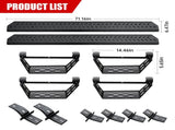 Running Boards Compatible with Ford Bronco 4 Door 2021-2026 , Two Stairs Side W2801P277662