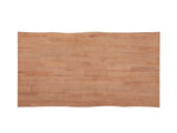Natural Dining Table with Wooden Leg B062P209320